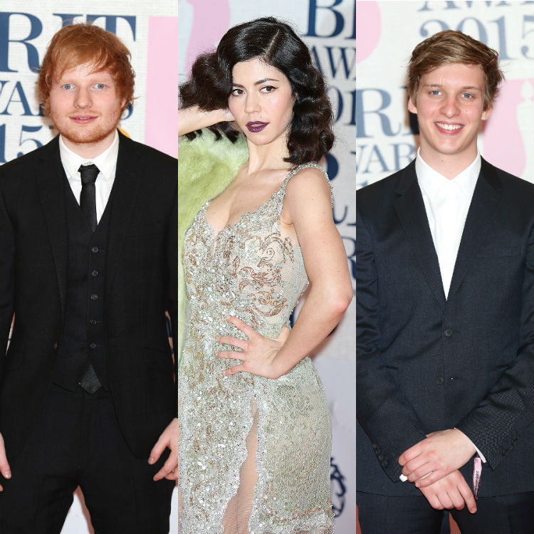 Marina Diamandis, Ed Sheeran + more on the BRITs red carpet